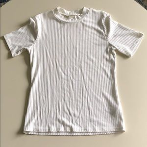 White H&M top